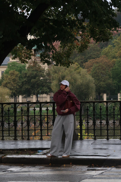 The Hoodie Burgundy